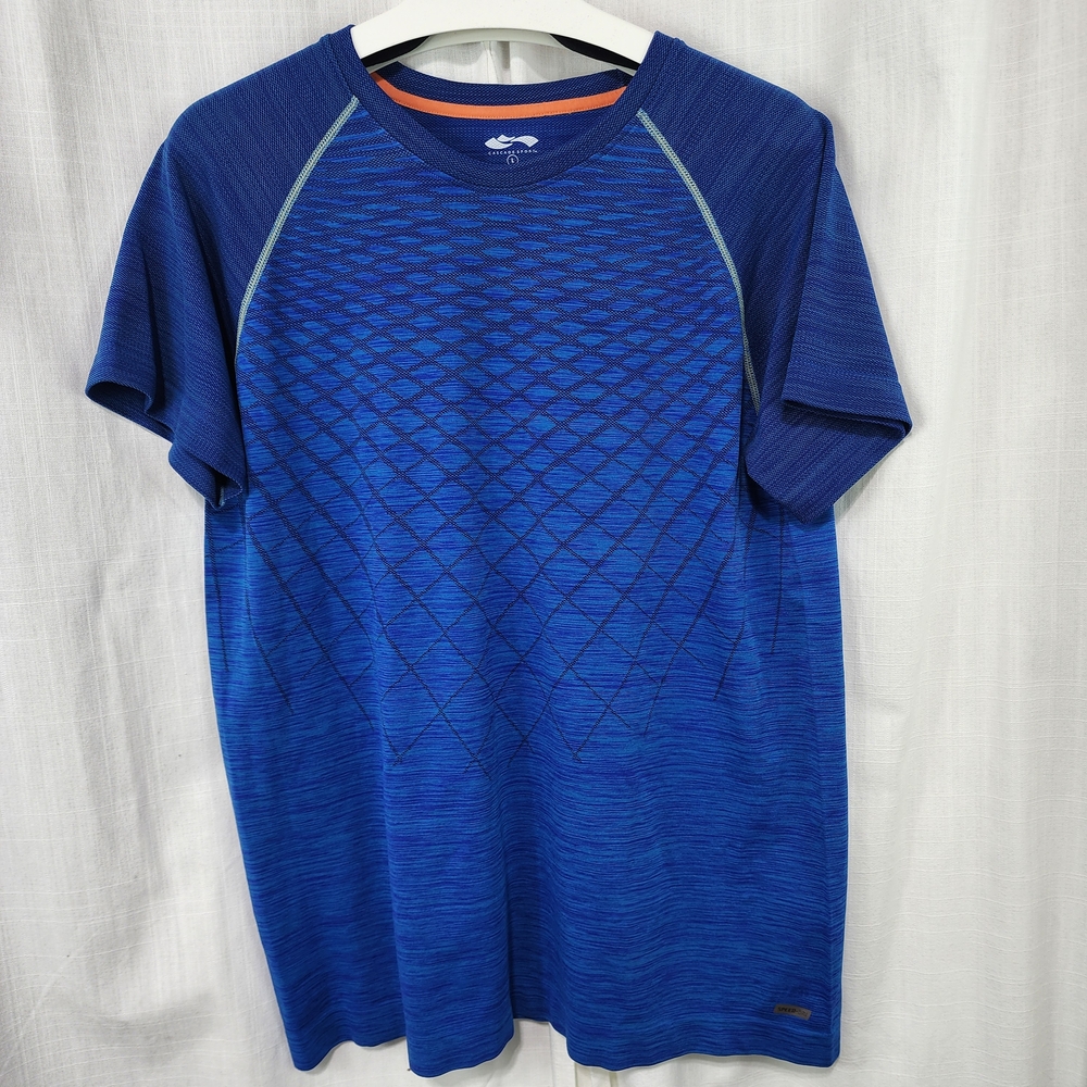 Men's Blue Performance Tee